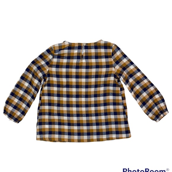 Baby Girl Carter's 2-Piece Plaid Twill Top & Legging Set 2T - Picture 4 of 14